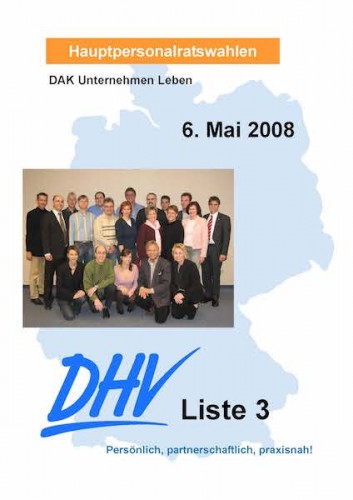 Kandidatenvorschlaege zur Personalratswahl bei der DAK 2008