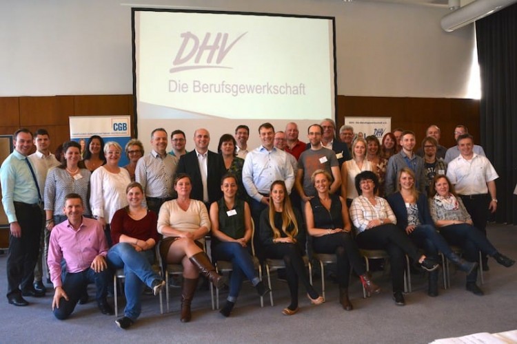Delegierte der DHV Bundesbetriebsgruppentagung der DAK-Gesundheit 2017